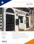 MASON FOR SALE LINCOLN PARK BAR/RESTAURANT N. Halsted St Chicago, IL Rare Corporately Held Tavern Liquor License