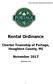 Charter Township of Portage Rental Ordinance. Rental Ordinance. Charter Township of Portage, Houghton County, MI. November 2017.