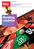Which? works for you. The lettings market. November Renting roulette. Consumer experience of the lettings market. A Which? policy publication