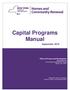 Capital Programs Manual