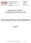Funding Policies & Guidelines