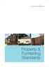 Property & Furnishing Standards