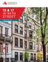 15 & 17 West 94 th Street New York, NY ADJACENT TOWNHOUSES FOR SALE 36 OF FRONTAGE STEPS FROM CENTRAL PARK