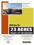 23 ACRES HEART OF THE BAKKEN. Williston, ND. Offering Memorandum Investment Opportunity NNN Leased Highway 2 Frontage Additional Development Land