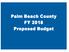 Palm Beach County FY 2018 Proposed Budget