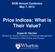 Price Indices: What is Their Value?