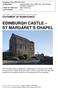 EDINBURGH CASTLE ST MARGARET S CHAPEL