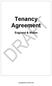 Tenancy Agreement. England & Wales