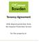 Tenancy Agreement. With deposit protection from the Deposit Protection Service. for the property at: