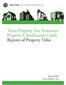 Texas Property Tax Assistance Property Classification Guide Reports of Property Value