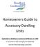 Homeowners Guide to Accessory Dwelling Units