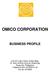 OMICO CORPORATION BUSINESS PROFILE