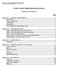 STONE COUNTY SUBDIVISION REGULATIONS TABLE OF CONTENTS