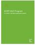 ACEP-ALE Program TIP SHEET FOR MICHIGAN APPLICANTS