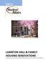 LAMBTON HALL & FAMILY HOUSING RENOVATIONS