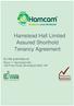 Hamstead Hall Limited Assured Shorthold Tenancy Agreement
