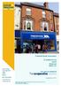 Freehold Retail Investment. 23 Middle Street Yeovil Somerset BA20 1LF. For and on behalf of. September 2012