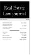 Real Estate Law journal