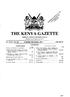 THE KENYA GAZETTE. Ve', CXVI No. 126 NAIROBI, 24th October, 2014 Price Sh. 60