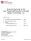 A Landlord s Guide to the Lead Poisoning Prevention and Lead Hazard Control Law ( 182)
