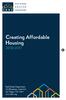 Creating Affordable Housing