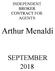 INDEPENDENT BROKER CONTRACT FOR AGENTS. Arthur Menaldi