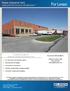 For Lease. Paseo Industrial Park. Excellent Location in Business Friendly, North Kansas City. For more information: