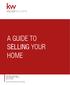 A GUIDE TO SELLING YOUR HOME