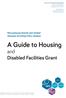 A Guide to Housing and Disabled Facilities Grant