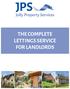 THE COMPLETE LETTINGS SERVICE FOR LANDLORDS
