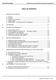 Subdivision and Land Development Regulations TABLE OF CONTENTS
