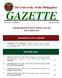 GAZETTE. VOLUME XLV NUMBER 17 ISSN No ADMINISTRATIVE ISSUANCES DECEMBER 2015 ADMINISTRATIVE ORDER