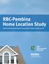 RBC-Pembina Home Location Study. Understanding where Greater Toronto Area residents prefer to live