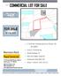 COMMERCIAL LOT FOR SALE