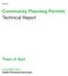 Community Planning Permits Technical Report