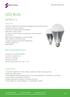 LED Bulb QP Features. Electrical Specification. Applications.