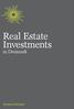 Real Estate Investments. in Denmark