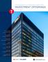 INVESTMENT OFFERINGS CUSHMAN & WAKEFIELD THALHIMER CAPITAL MARKETS GROUP THIRD QUARTER 2016