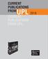 CURRENT PUBLICATIONS FROM UPL 2018 CURRENT PUBLICATIONS FROM UPL