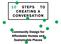 10 STEPS TO CREATING A CONVERSATION. Community Design for Affordable Homes and Sustainable Places