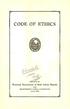 CODE OF ETHICS ~~===========~~ National Association of Real Estate Boards. ... at its SEVENTEENTH ANNUAL CONVENTION. June 6, 1924