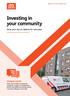 Investing in your community