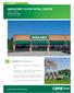 AVAILABLE. MAPLECREST SHOPS RETAIL CENTER MAPLECREST ROAD Fort Wayne, Indiana PROPERTY HIGHLIGHTS FOR LEASE.