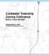 Coldwater Township Zoning Ordinance Branch County, Michigan. Adopted May 2, 2016 Amended through September 23, 2016