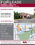 FOR LEASE. HAGGERTY BUILDING 5918 Meridian Blvd. Brighton, Michigan (810) FOR DETAILS CONTACT PROPERTY FEATURES