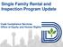 Single Family Rental and Inspection Program Update. Code Compliance Services Office of Equity and Human Rights
