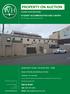 10 DERBY ROAD BERTRAMS STUDENT ACCOMMODATION AND 5 SHOPS. ERF 551 Bertrams Johannesburg South Africa. Auction Date: Tuesday, 27th March H00