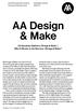 AA Design & Make. AA Graduate Diploma (Design & Make) / MArch Master in Architecture (Design & Make)* Architectural Association School of Architecture