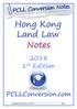Hong Kong Land Law Notes