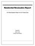 Residential Revaluation Report
